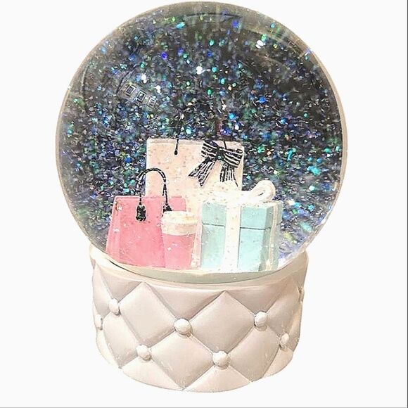 At Home Shopping , Tiffany's, & Lattes Glitter Snow Globe - Picture 2 of 8